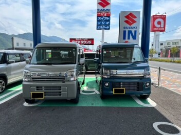 エブリイバンとエブリイワゴン！